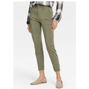 Knox Rose Women's Sizes 24W 26W Olive Green Pants NWT